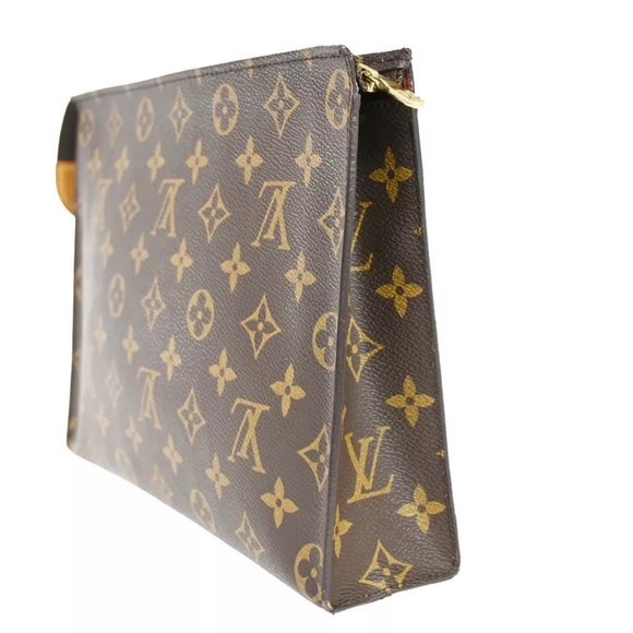 authenticity guaranteed LOUIS VUITTON Poche Toilette Clutch Pouch Bag - Picture 3 of 13